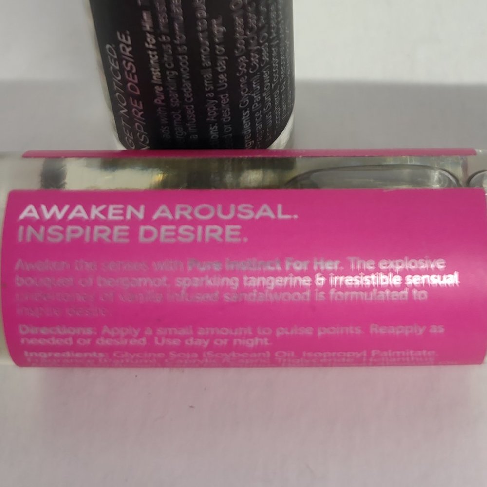 Pure Instinct Pheromone Oil Roll-On For Her .34oz - Picture 5 of 11